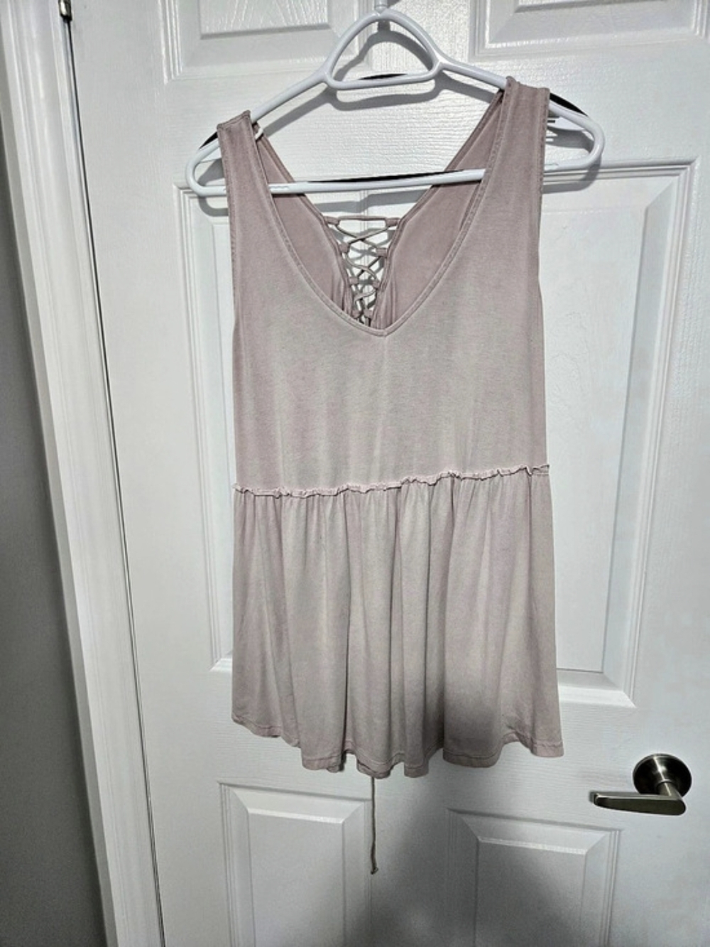 B.Small.O. Lace-Up Mini Dress in Pink Size Small Like New